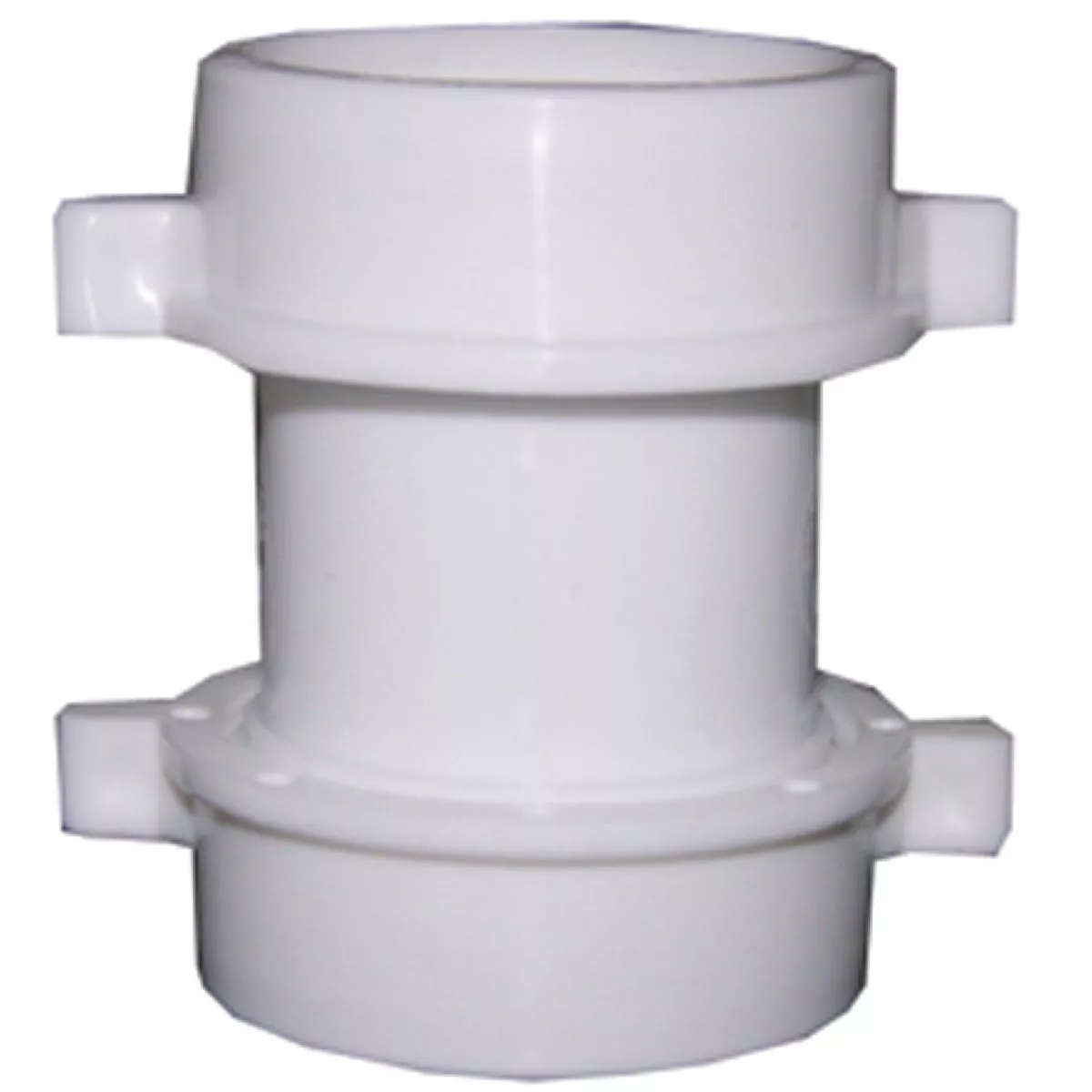 Lasco 1-1/2 In. x 1-1/2 In. Straight Double Slip Joint Extension PVC Coupling