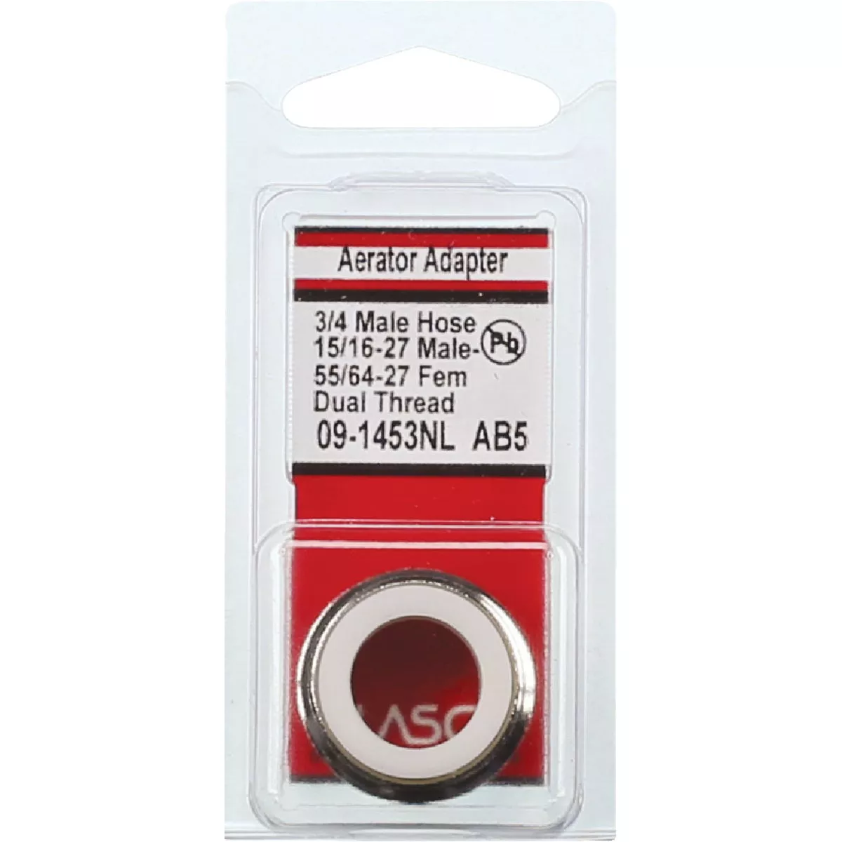 Lasco No Lead Dual Thread Female to Male Hose Faucet Adapter, Chrome-Plated - photo 2