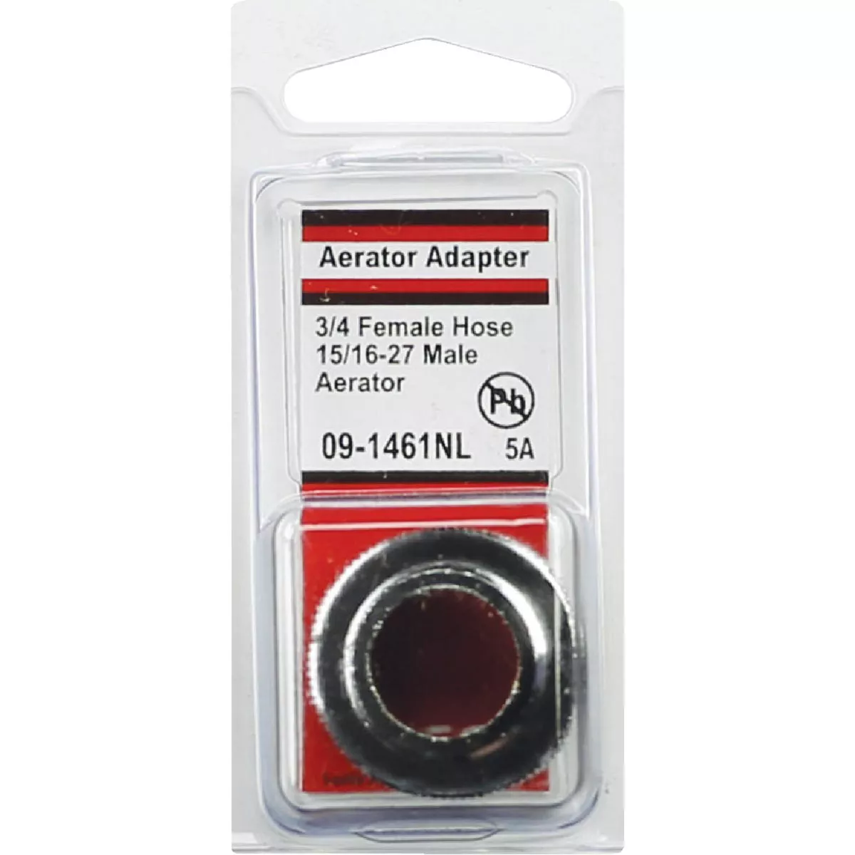 Lasco No Lead Dual Thread Female Hose to Male Faucet Adapter, Chrome-Plated - photo 2