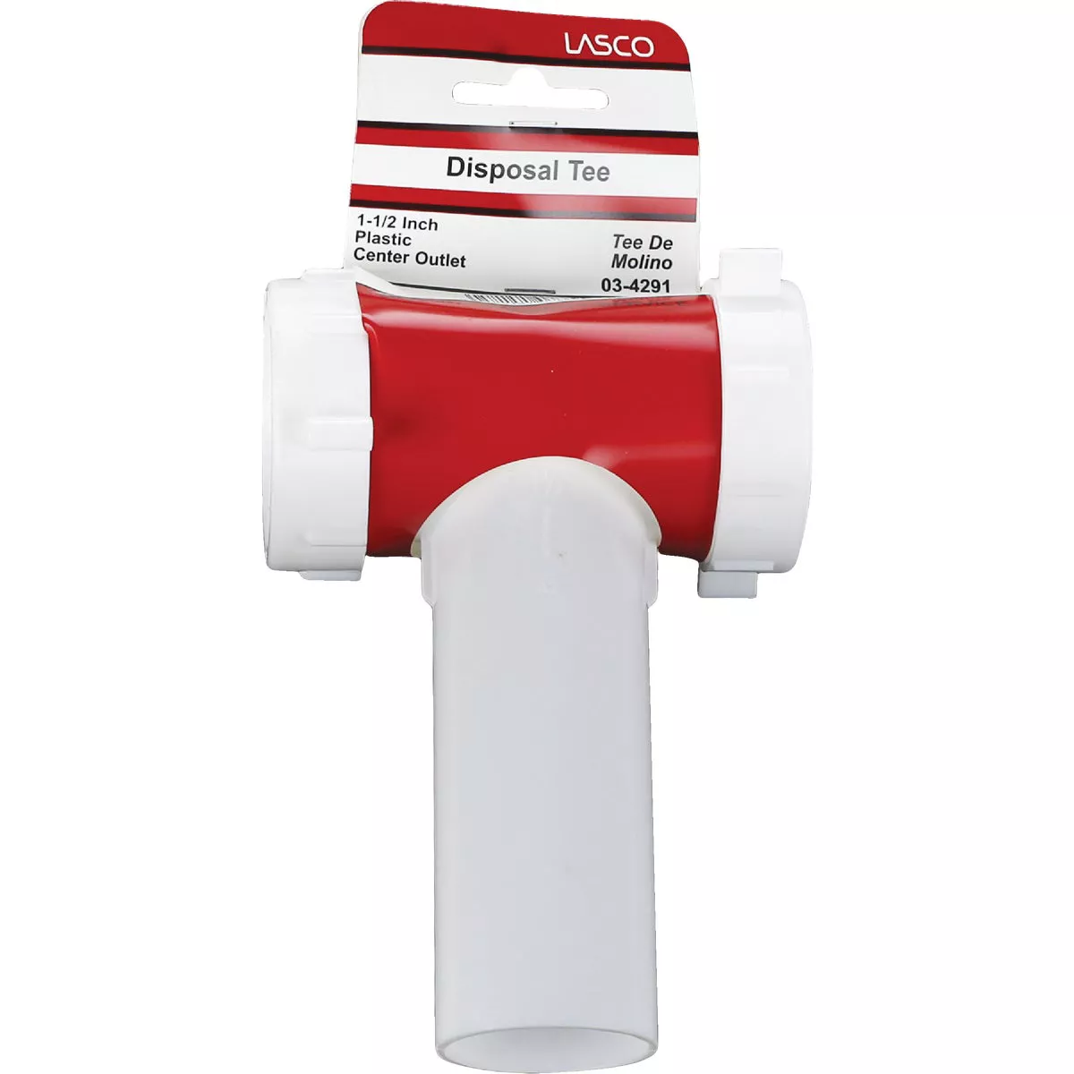Lasco 1-1/2 In. OD White Plastic Tee - photo 2