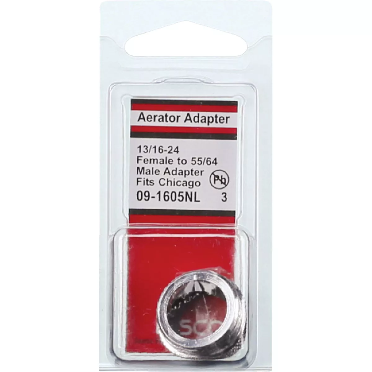 Lasco Female to Male Faucet Adapter, Fits Chicago - photo 2