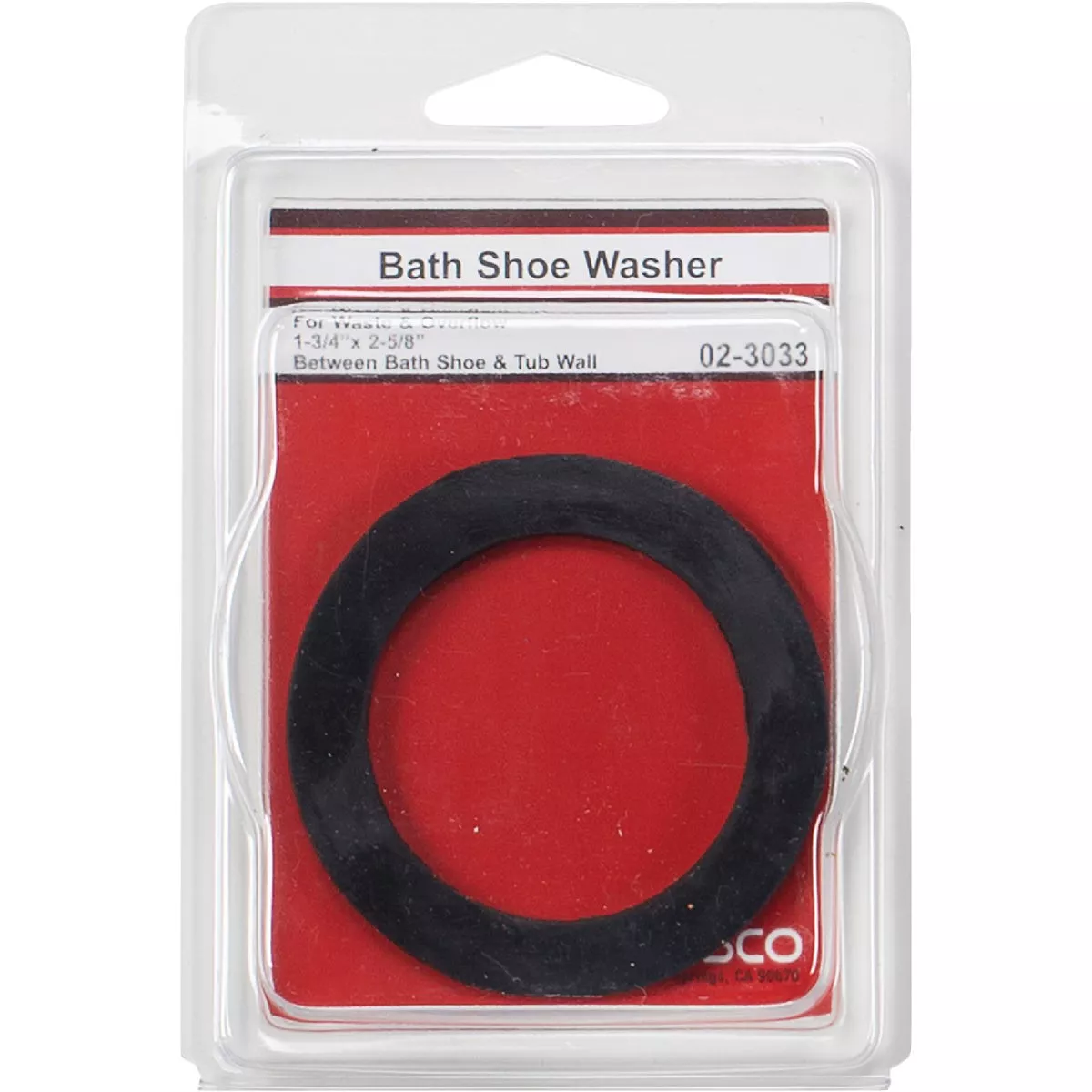Lasco 1-3/4 In. ID x 2-5/8 In. OD Rubber Black Gasket - photo 2
