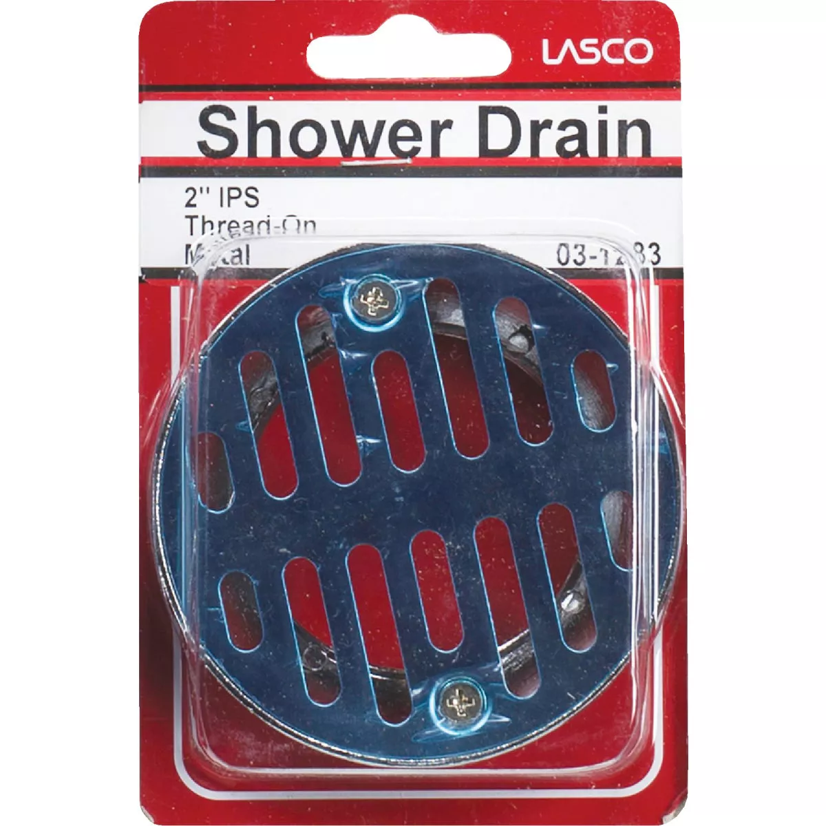 Lasco 3-1/2 In. Chrome Plated Shower Drain Strainer for Tile Installations, 2 In. FPT Outlet - photo 2