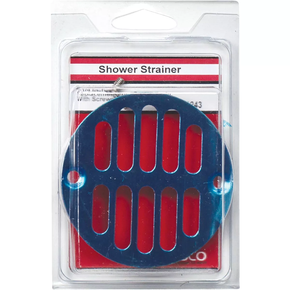 Lasco 3-1/4 In. Chrome Plated Grill Shower Drain Strainer - photo 2