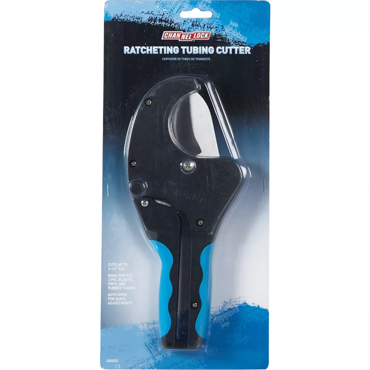 Channellock Up to 2-1/2 In. Ratcheting PVC Plastic Tubing Cutter - photo 2
