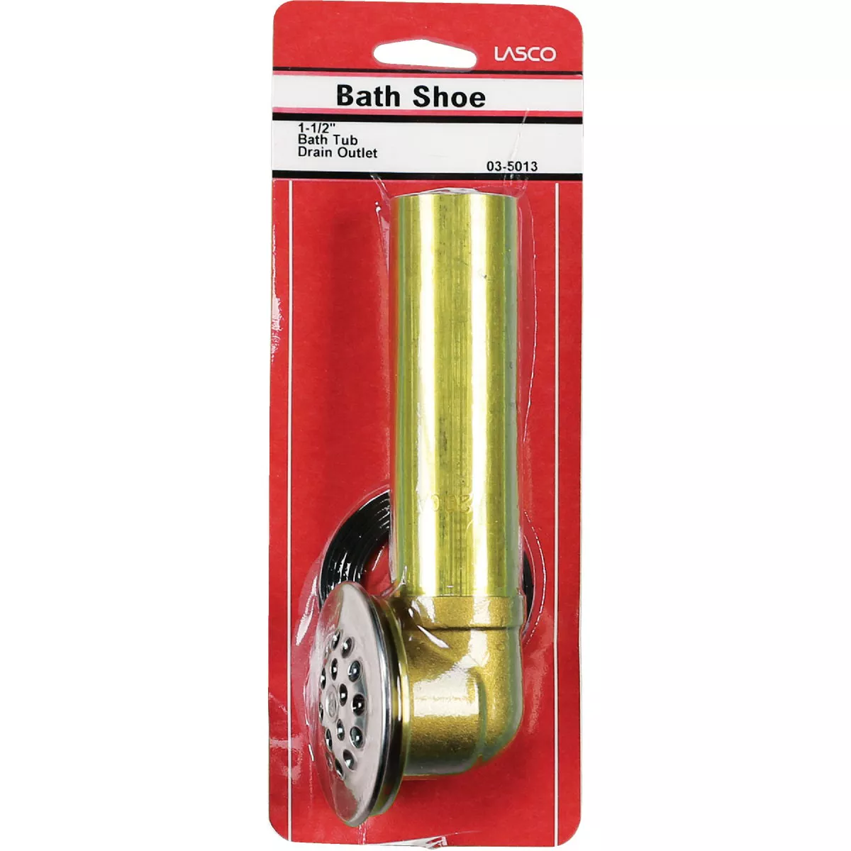 Lasco 1-1/2 In. Brass Overflow and Waste Shoe - photo 2