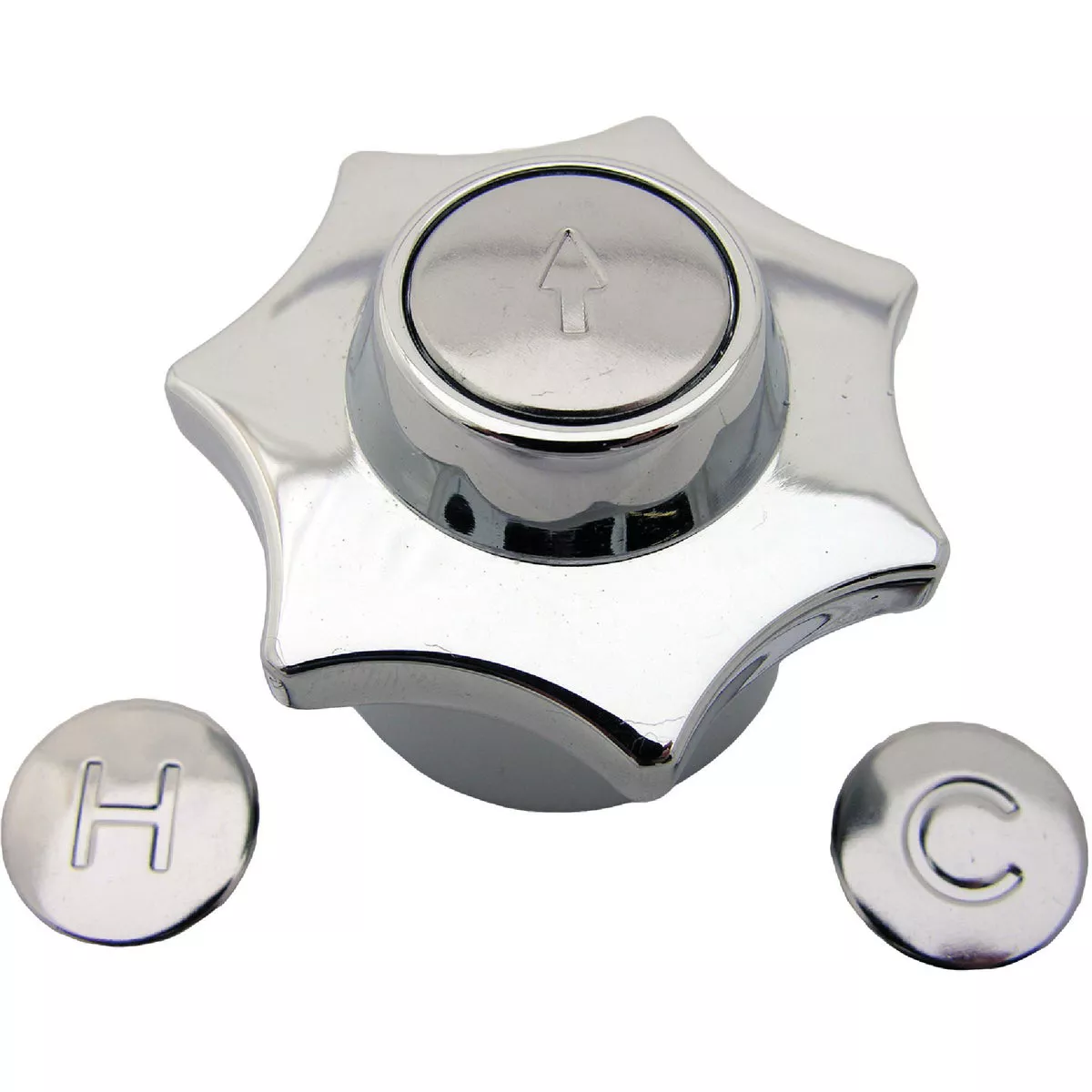 Lasco American Standard Heritage with Hot & Cold Buttons Large Tub & Shower Handle Kit