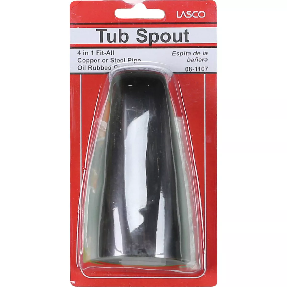 Lasco 4-Way Oil Rubbed Bronze Bathtub Spout - photo 2