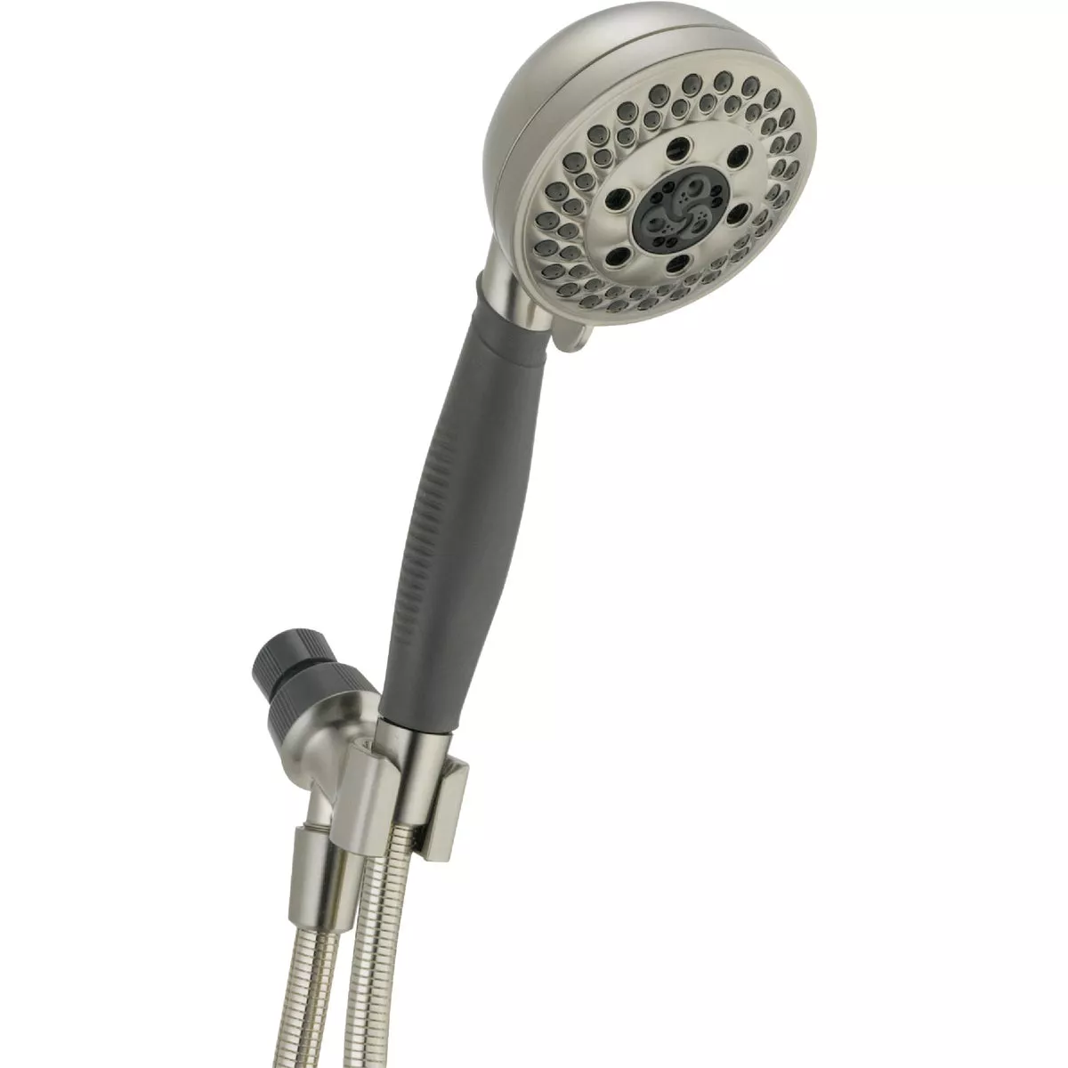 Delta H2Okinetic 5-Spray 1.8 GPM Handheld Shower, Brushed Nickel