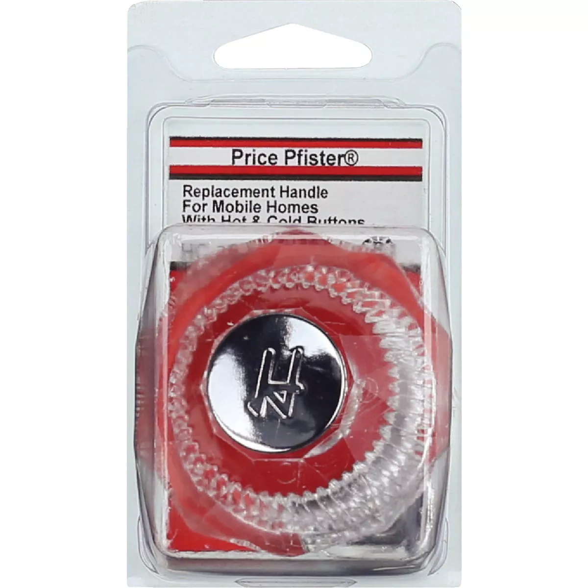 Lasco Price Pfister Mobile Home Handle with Hot & Cold Buttons Clear Tub & Shower Handle Kit - photo 2