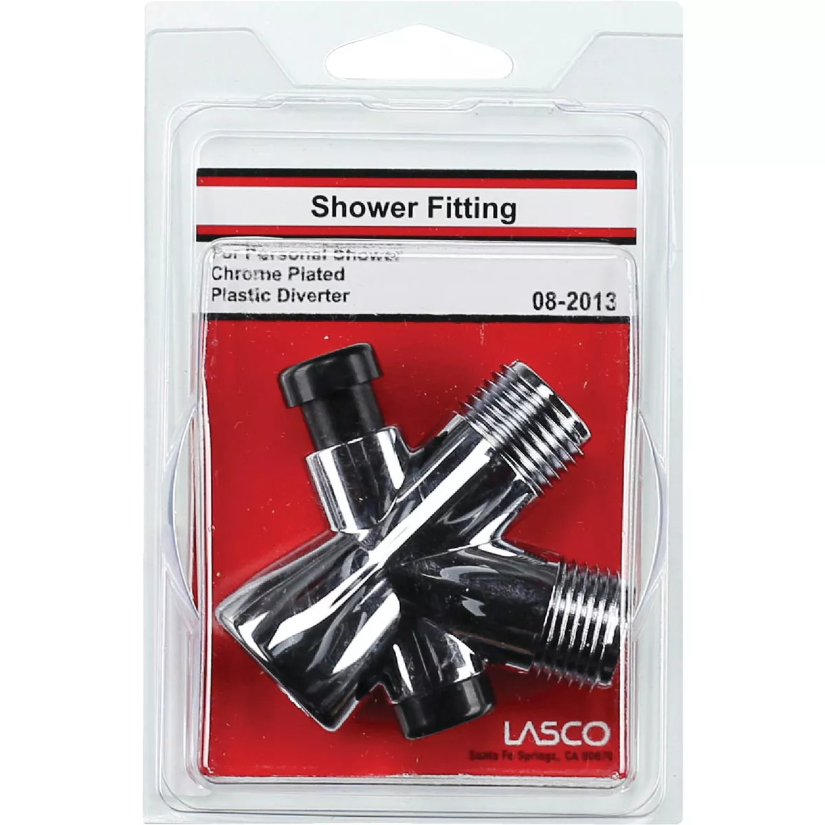 Lasco 1/2 In. Turn Lever Chrome Plastic Shower Diverter - photo 2