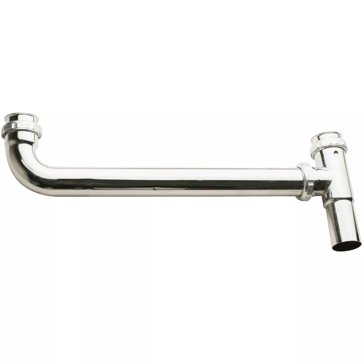Keeney 1-1/2 In. x 16 In. Satin Nickel End Outlet Waste