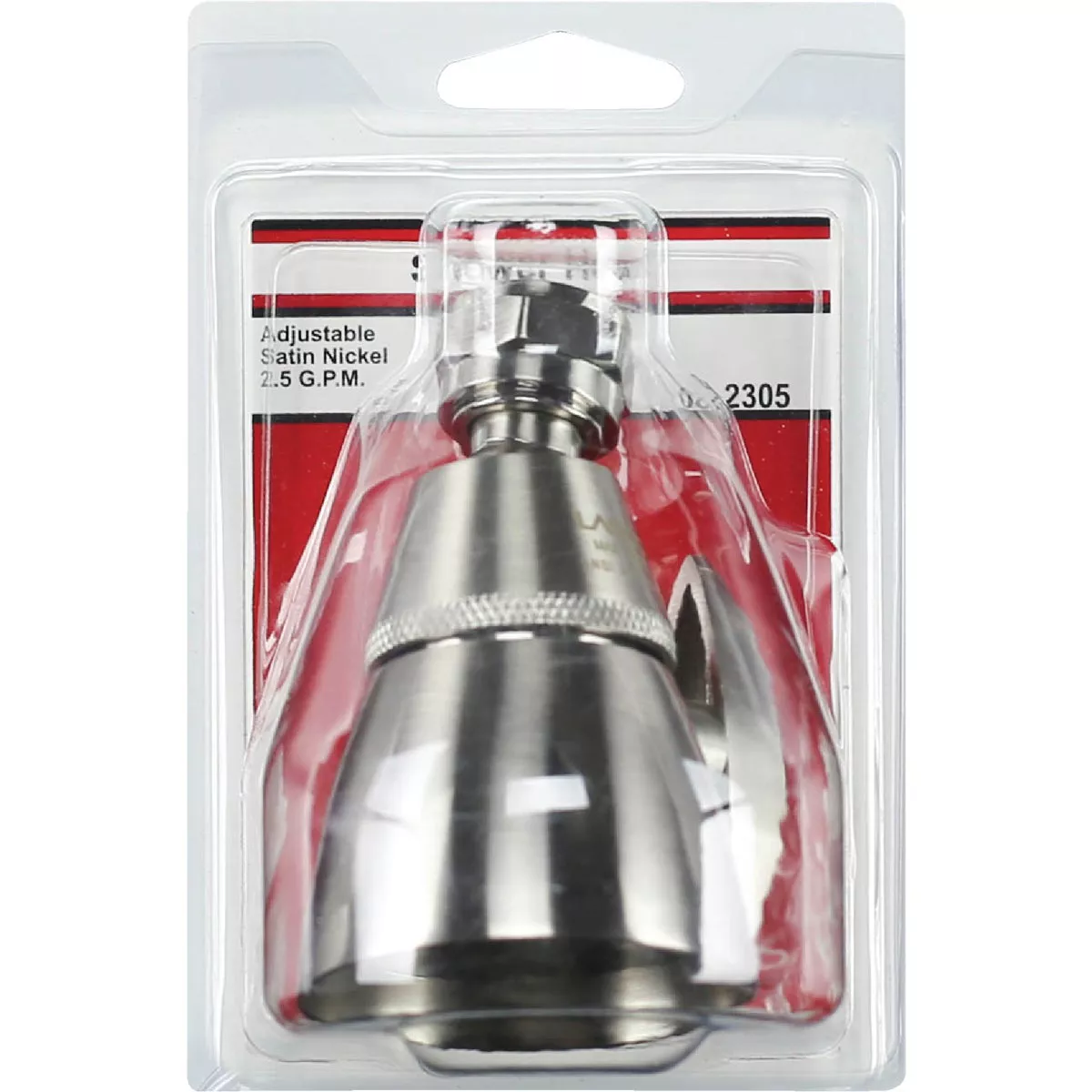 Lasco Chatam Style 1-Spray 1.8 GPM Fixed Shower Head, Satin Nickel - photo 2