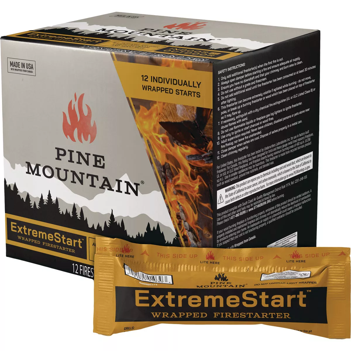 Pine Mountain ExtremeStart Fire Starter (12-Pack)