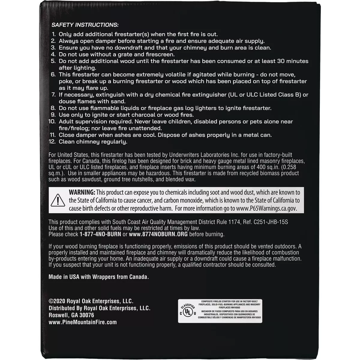 Pine Mountain ExtremeStart Fire Starter (12-Pack) - photo 3