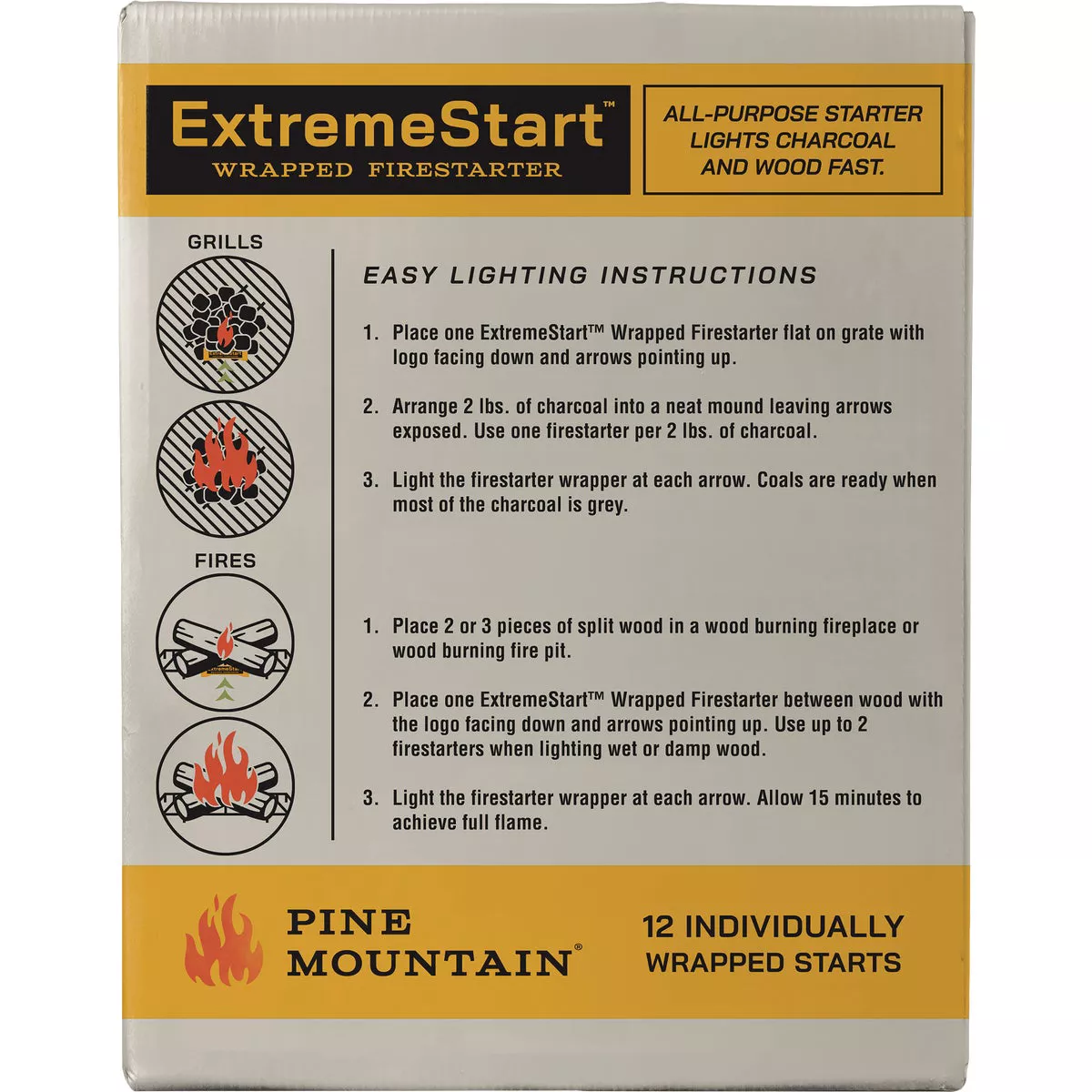 Pine Mountain ExtremeStart Fire Starter (12-Pack) - photo 4