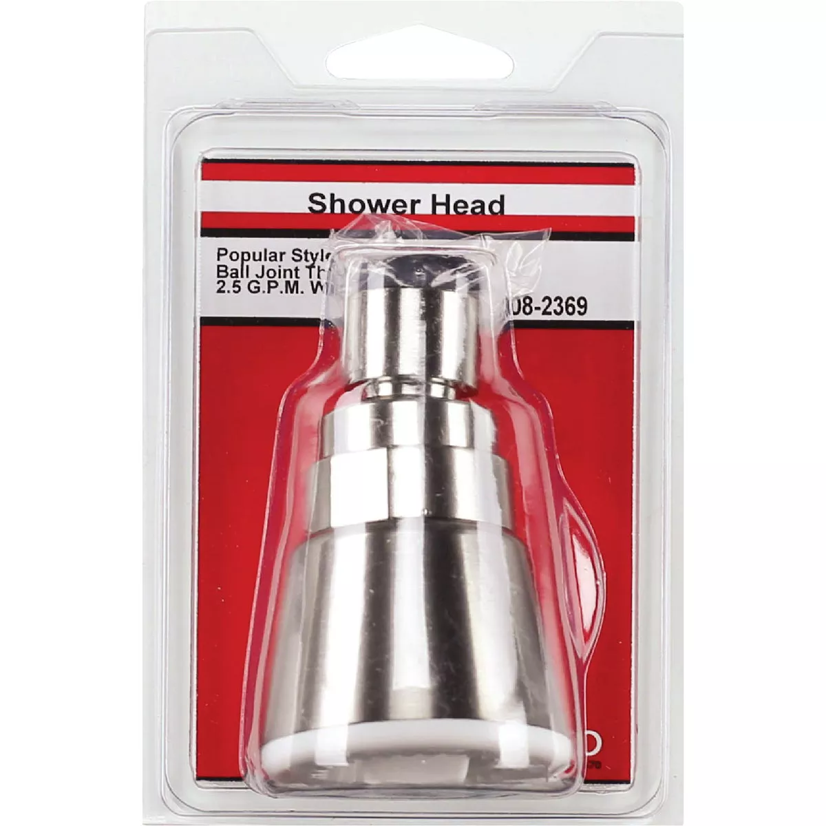 Lasco 1-Spray 2.0 GPM Fixed Shower Head, Satin Nickel - photo 2