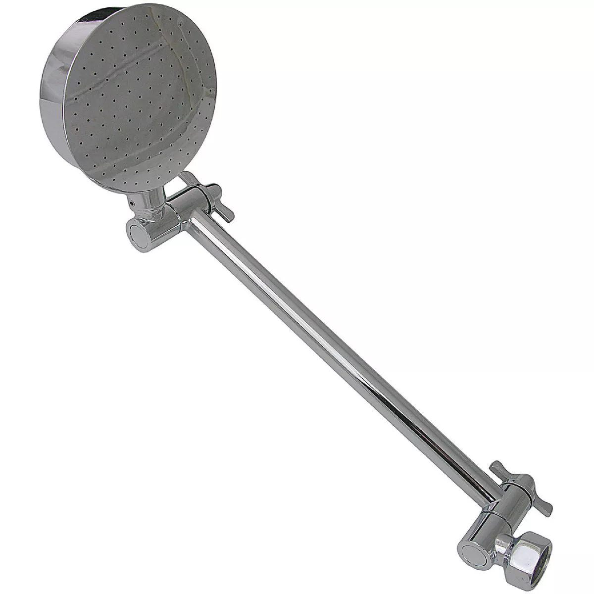 Lasco 1-Spray 2.0 GPM Fixed Shower Head & Arm, Chrome