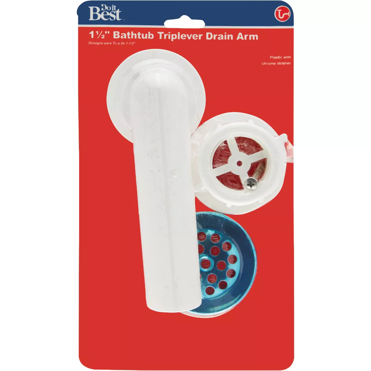 Do it Best 1-1/2 In. PVC Overflow and Waste Shoe - photo 2