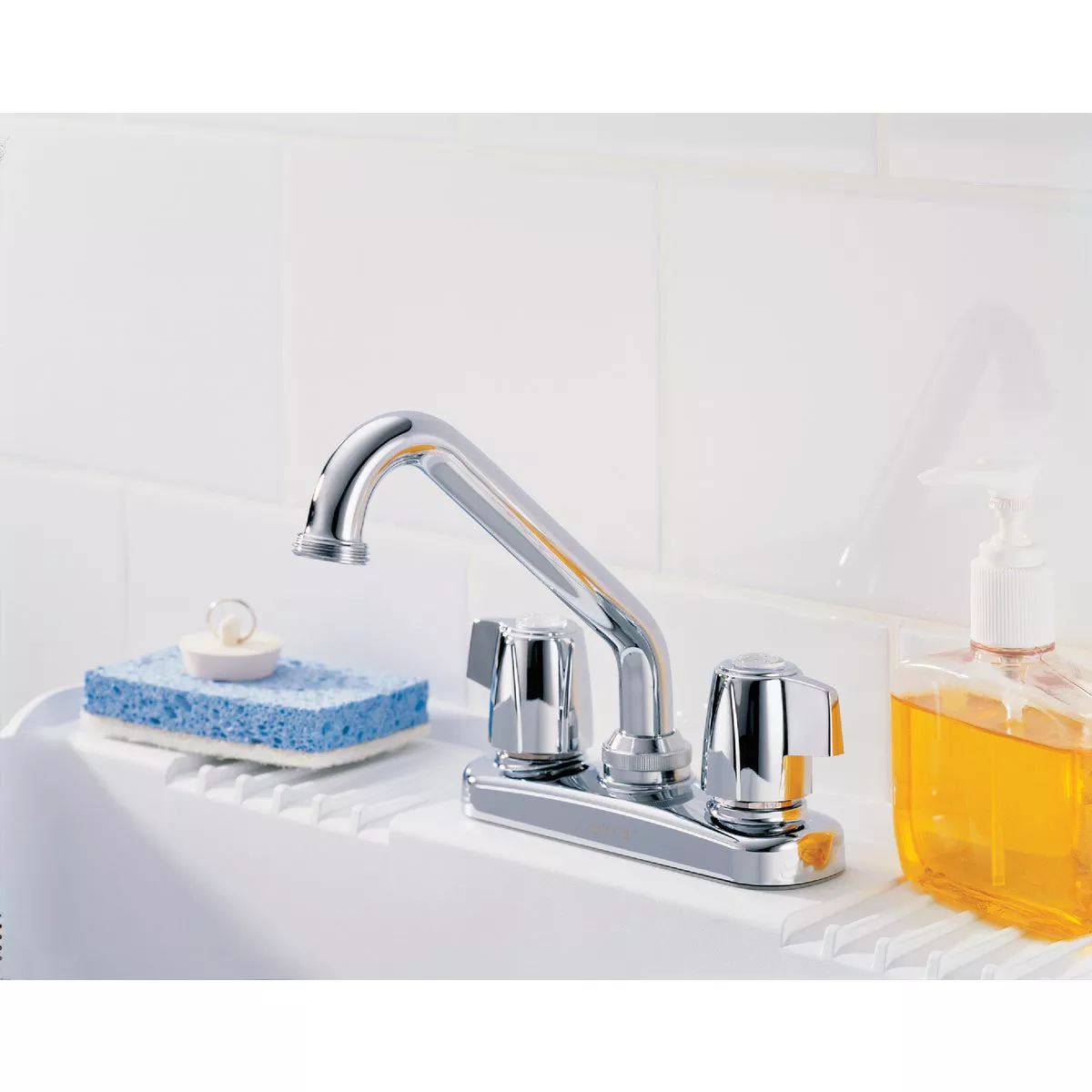 Delta 2-Handle Chrome Laundry Faucet | Do it Best