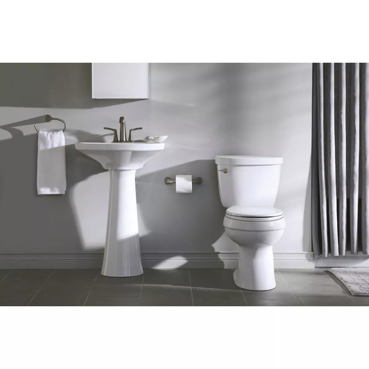 Kohler Mistos Brushed Nickel Wall Mount Toilet Paper Holder - photo 3