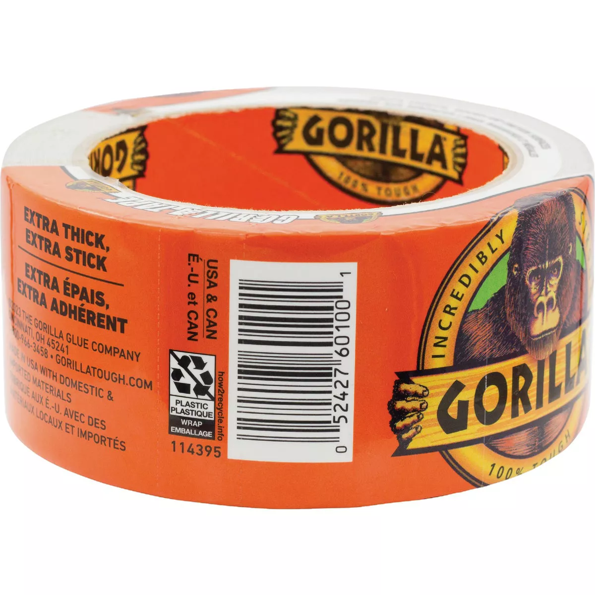 Gorilla 1.88 In. x 10 Yd. Heavy-Duty Duct Tape, White - photo 3
