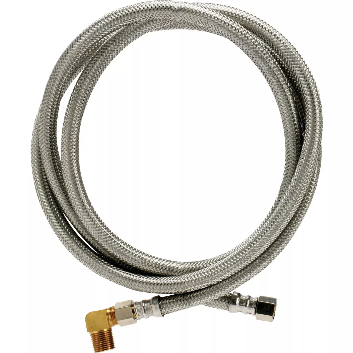 Fluidmaster 3/8 In. x 3/8 In. x 72 In. L Stainless Steel Dishwasher Connector - photo 3