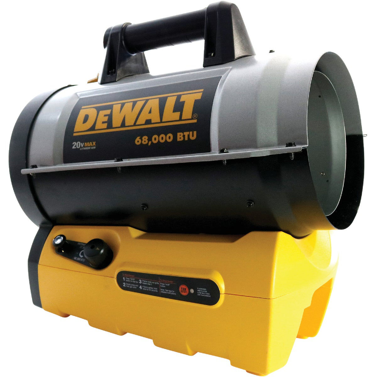 DEWALT Cordless 20 Volt MAX Lithium-Ion 68,000 BTU Propane Forced Air Heater  (Tool Only) | Do it Best
