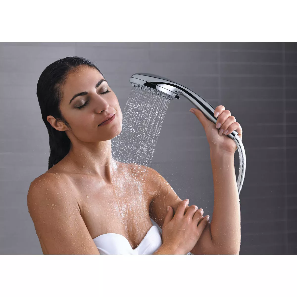 Kohler Enlighten 5-Spray 1.75 GPM Handheld Shower Head, Polished Chrome - photo 4
