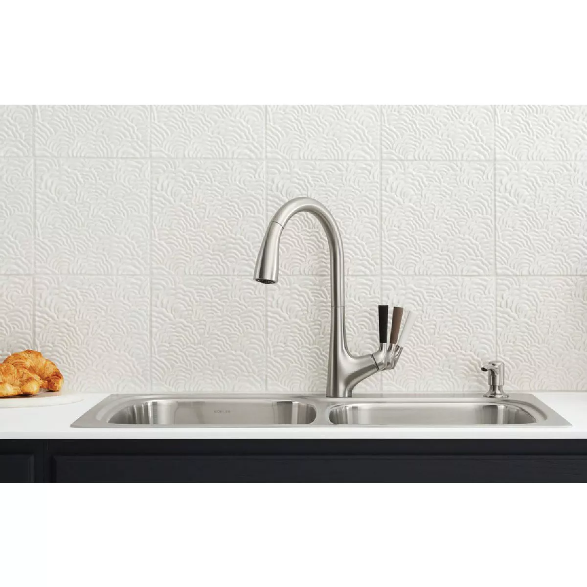Kohler Malleco 1-Handle Lever Pull-Down Kitchen Faucet, Stainless - photo 4