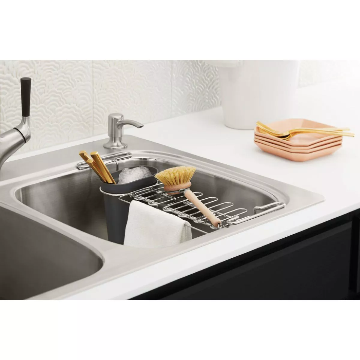 Kohler Malleco 1-Handle Lever Pull-Down Kitchen Faucet, Stainless - photo 10