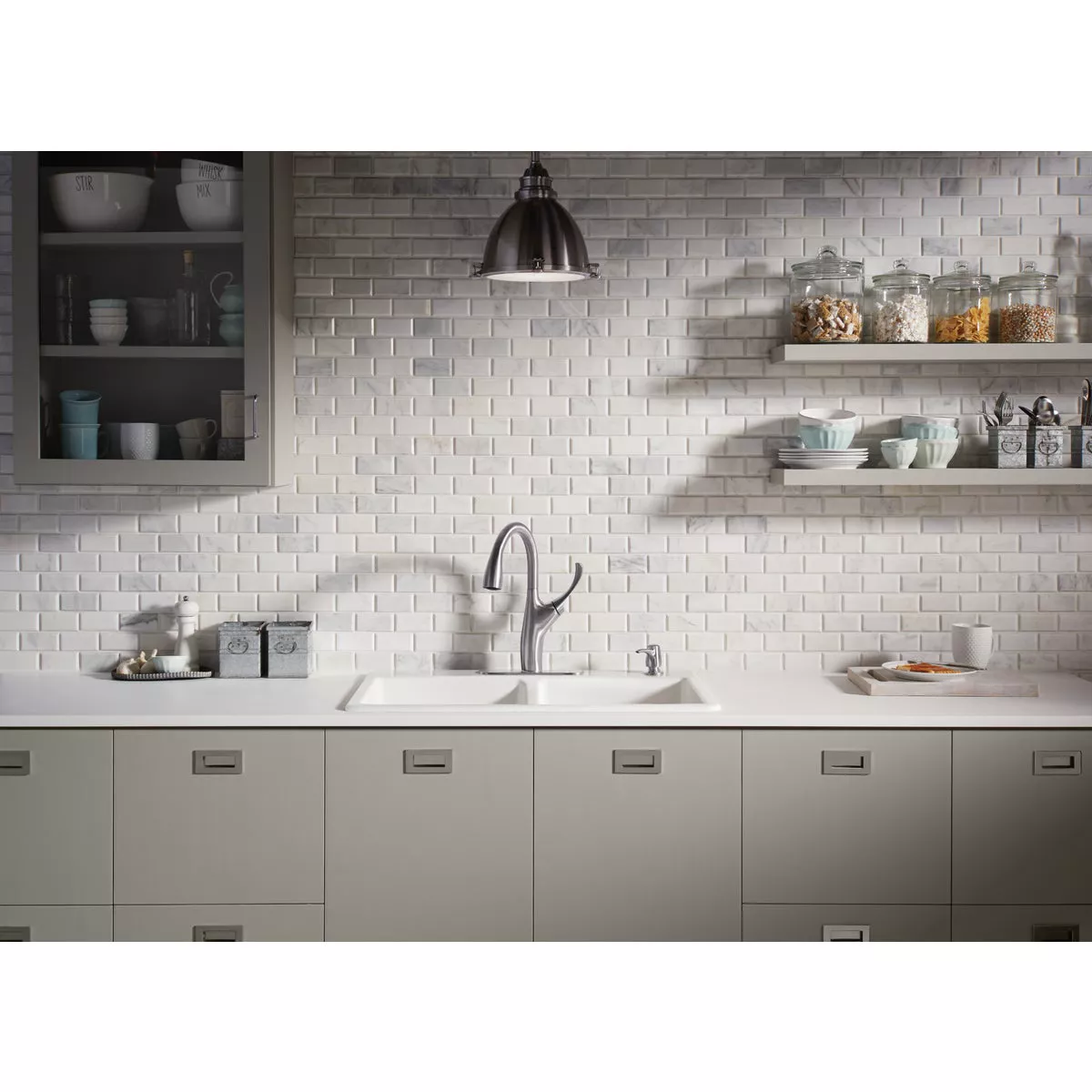 Kohler Mazz 1-Handle Lever Pull-Down Kitchen Faucet, Stainless - photo 2