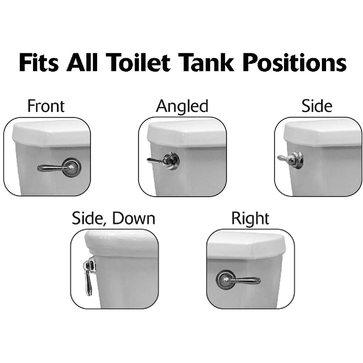 Korky StrongARM Universal Brushed Nickel Tank Lever with Faucet Style Handle - photo 4