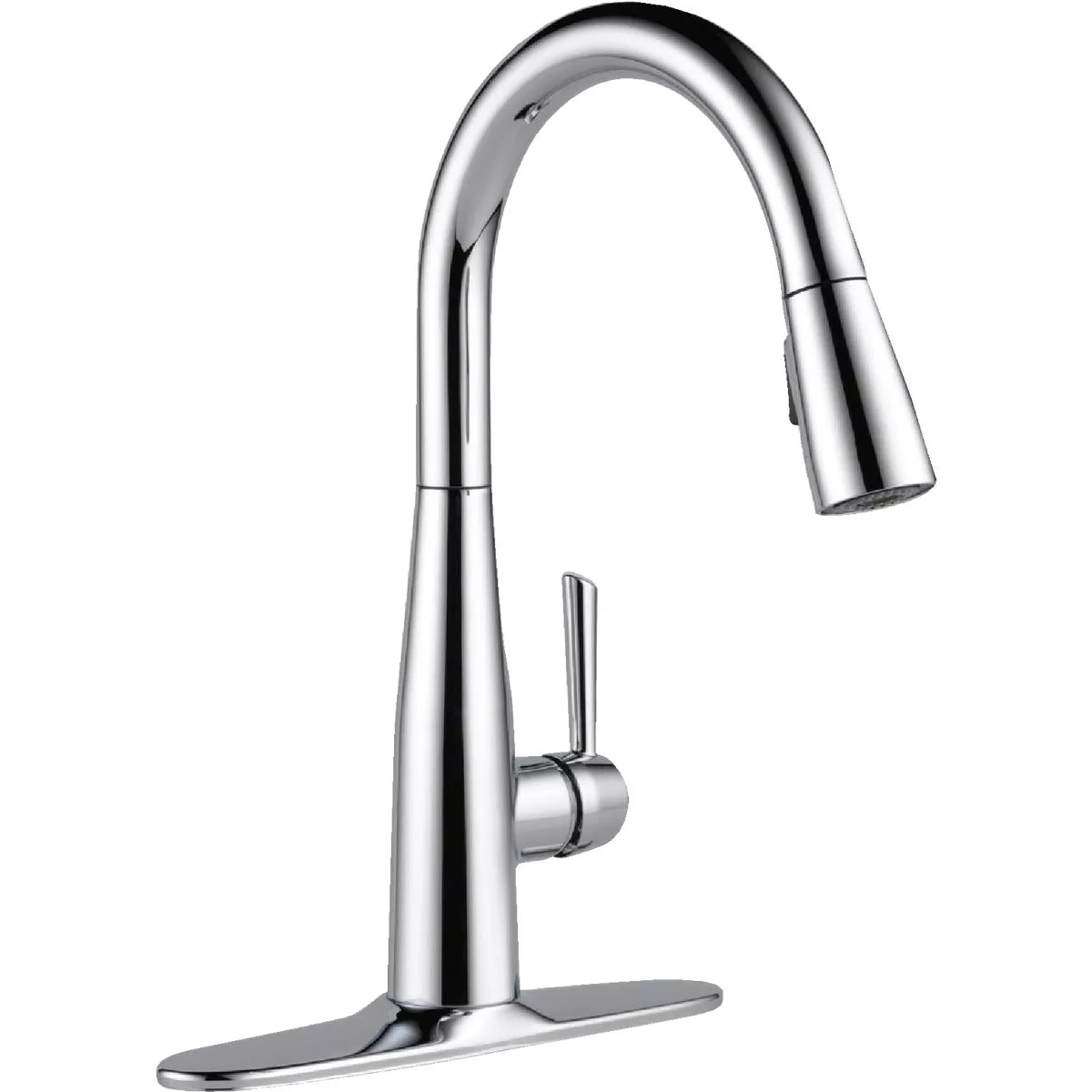 Delta Essa Single Handle Lever Kitchen Faucet with Pull-Down Spray, Chrome - photo 4