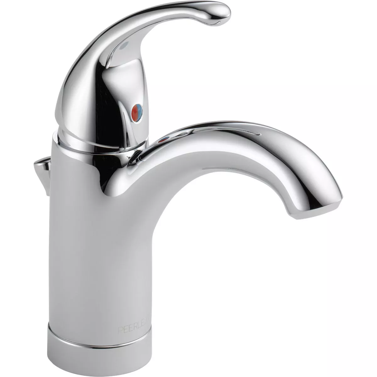 Peerless Apex Chrome 1-Handle Lever 4 In. Centerset Bathroom Faucet with Pop-Up