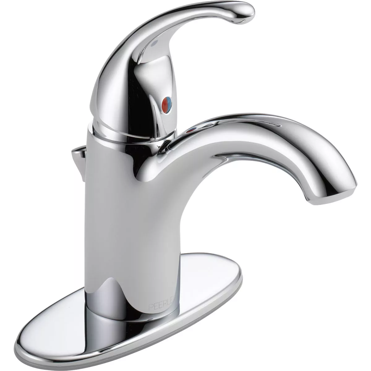 Peerless Apex Chrome 1-Handle Lever 4 In. Centerset Bathroom Faucet with Pop-Up - photo 3