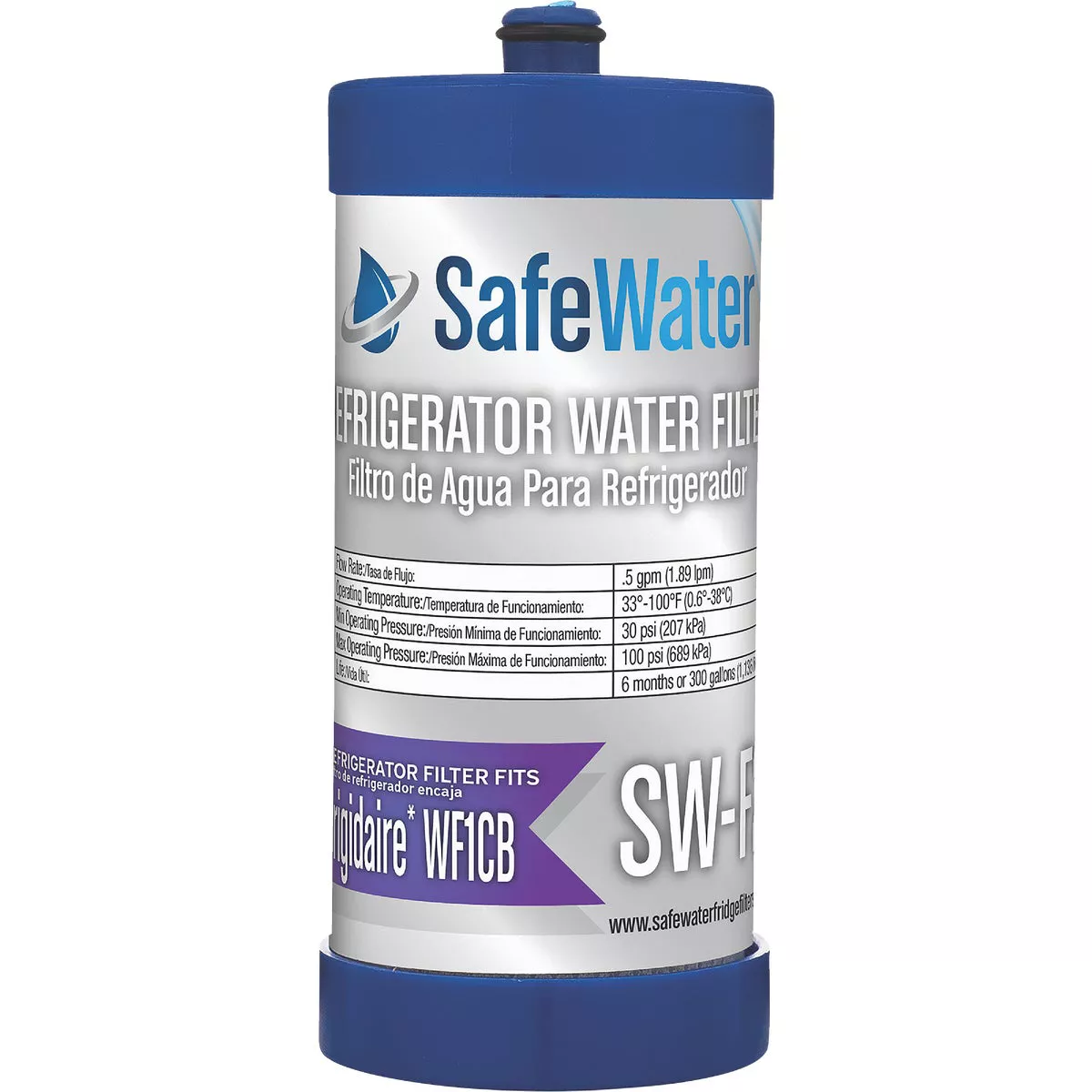 Safe Water F2 Frigidaire Refrigerator Replacement Water Filter