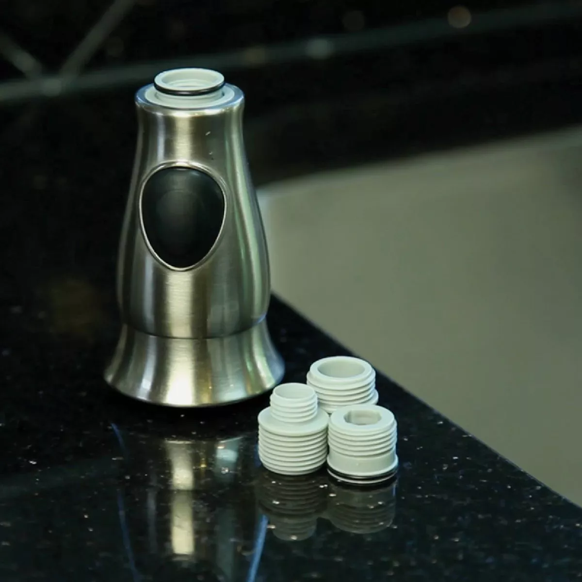 Danco Smart Spray 1.5 GPM Chrome Kitchen Faucet Replacement Pull Down Spray Head - photo 4