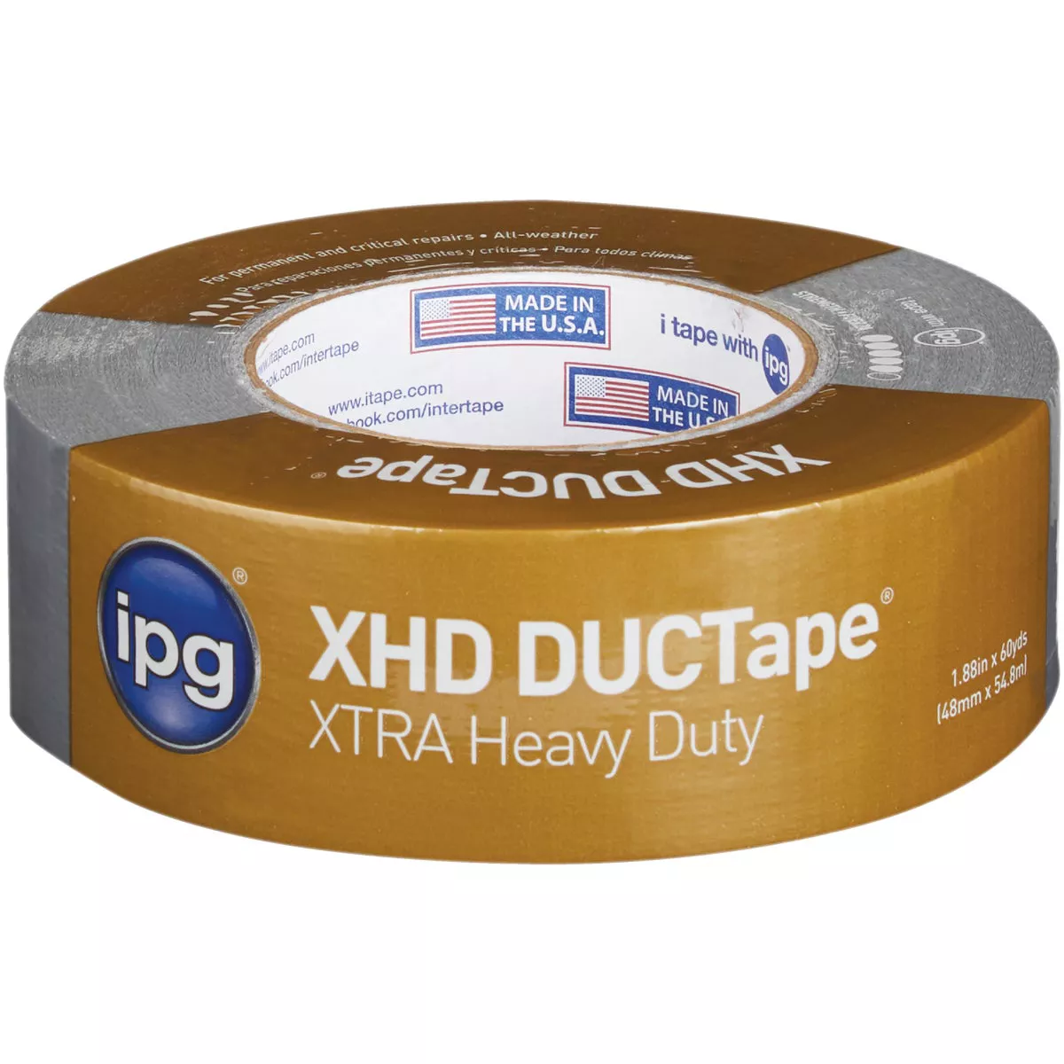 Intertape XHD DUCTape 2 In. x 60 Yd. Duct Tape, Silver - photo 2
