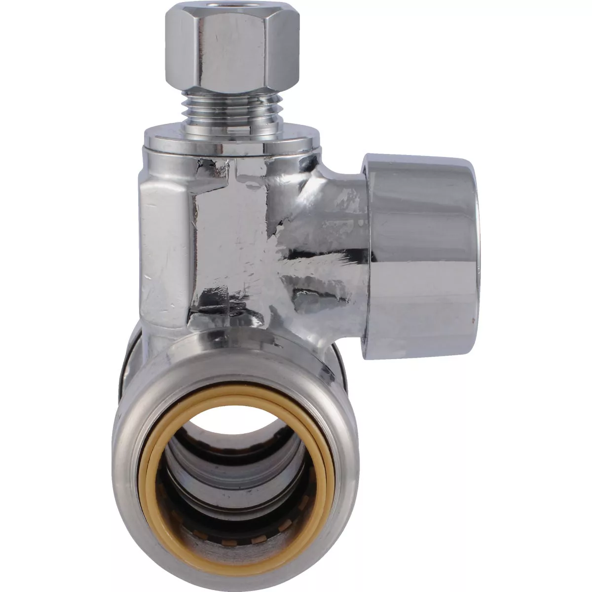 SharkBite 1/2 In. X 1/2 In. X 1/4 In. Push-to-Connect Stop Tee - photo 3