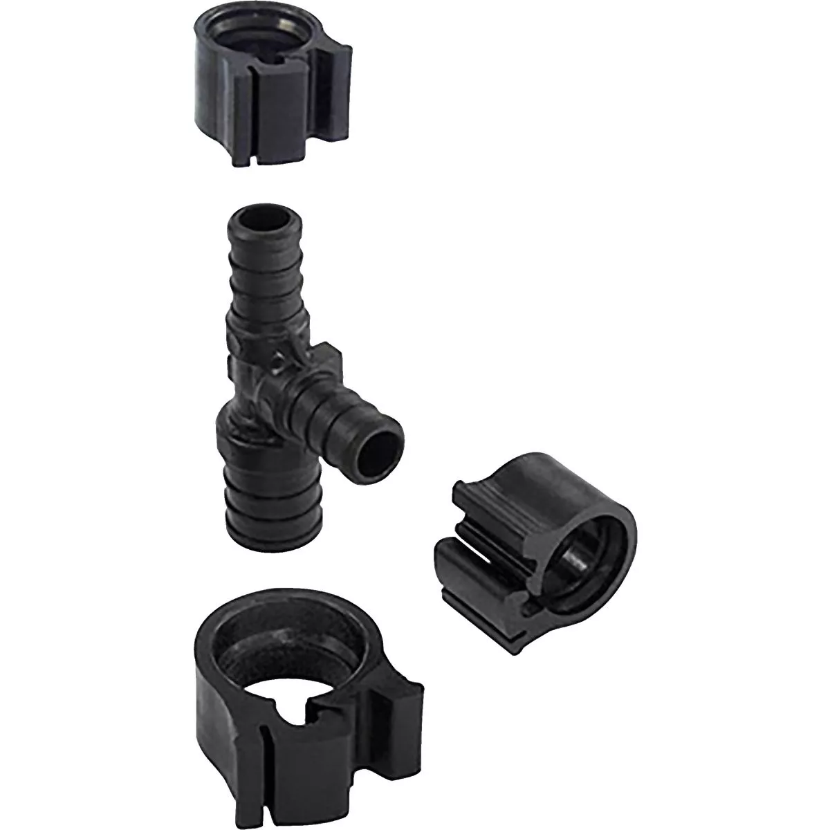 Flair-It PEXLock 3/4 In. x 1/2 In. x 1/2 In. Plastic Reducing PEX Tee