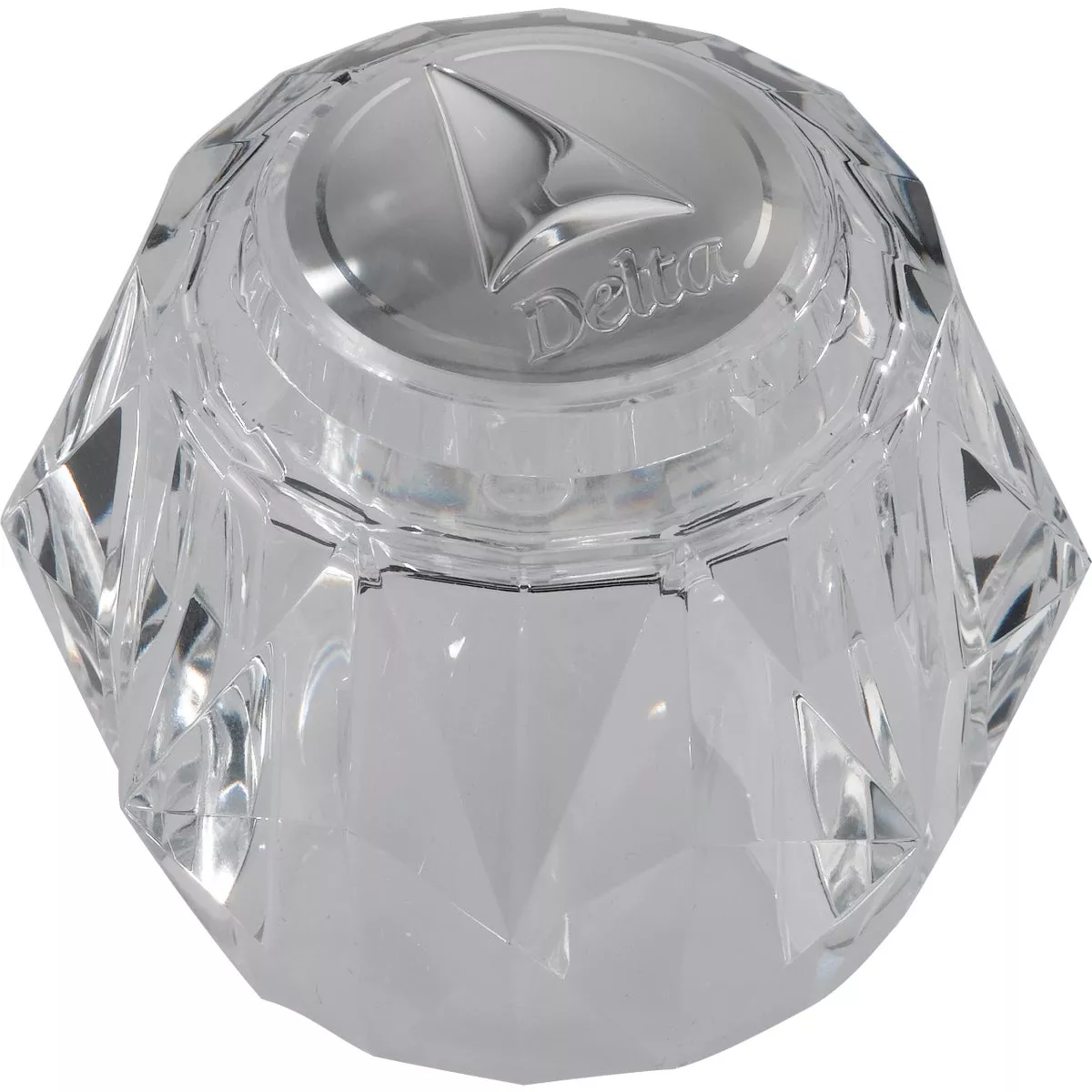 Delta Acrylic Single Knob Clear Faucet Handle