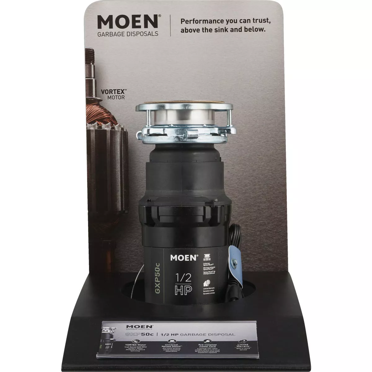 Moen Prep Series 1/2 HP Garbage Disposer - photo 2