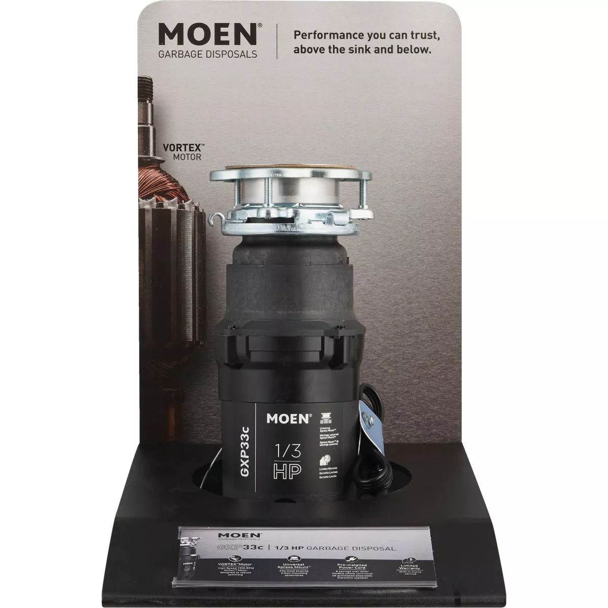 Moen Lite Series 1/3 HP Garbage Disposal - photo 2