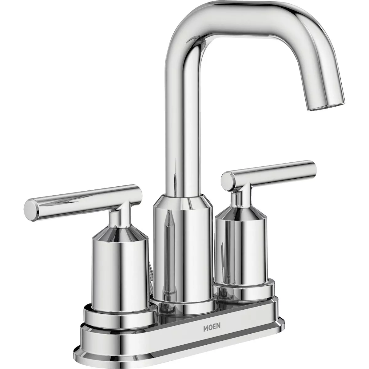 Moen Gibson 2-Handle Lever 4 In. Centerset Bathroom Faucet with Pop-Up, Chrome