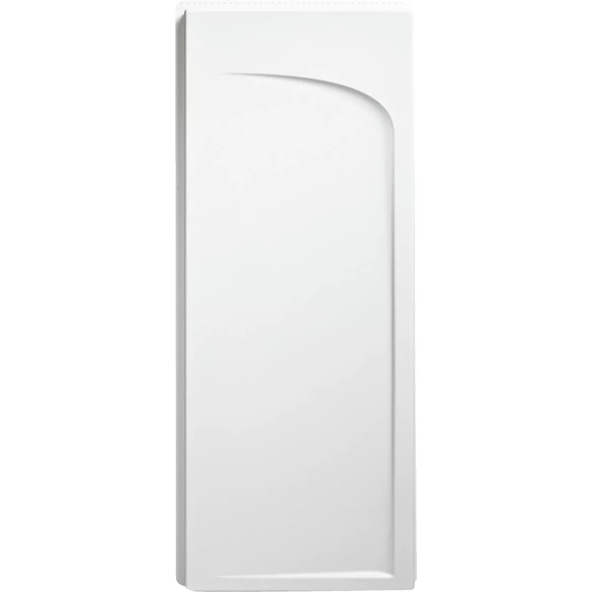 Sterling Ensemble Curve 34 In. W x 72-1/2 In. H 2-Piece Shower End Wall Set in White