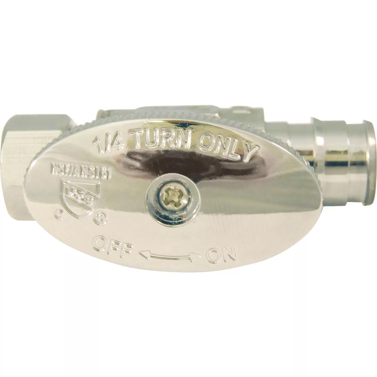 Apollo Retail 1/2 In. Barb x 3/8 In. Compression Chrome-Plated Brass Straight PEX-A Stop Valve - photo 4