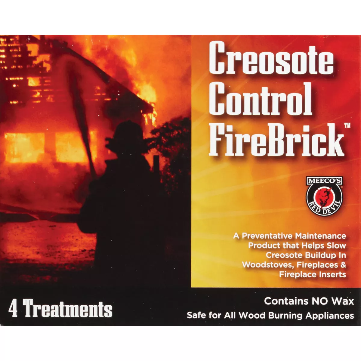 Meeco's Red Devil Creosote Control FireBrick 2-1/2 Lb. Block Creosote Remover - photo 2