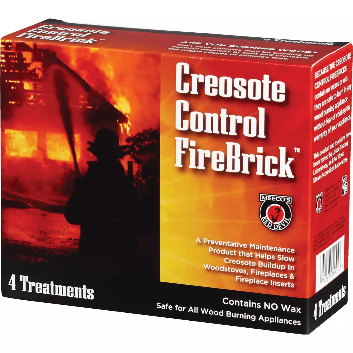 Meeco's Red Devil Creosote Control FireBrick 2-1/2 Lb. Block Creosote Remover - photo 3