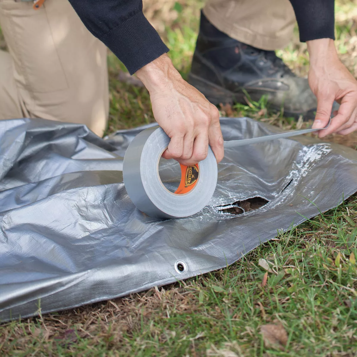 Gorilla 2.88 In. x 25 Yd. Tough & Wide Heavy-Duty Duct Tape, Silver - photo 6